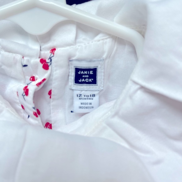 Janie and Jack 12-18 months and 18-24 months Cherry dresses - Picture 5 of 6